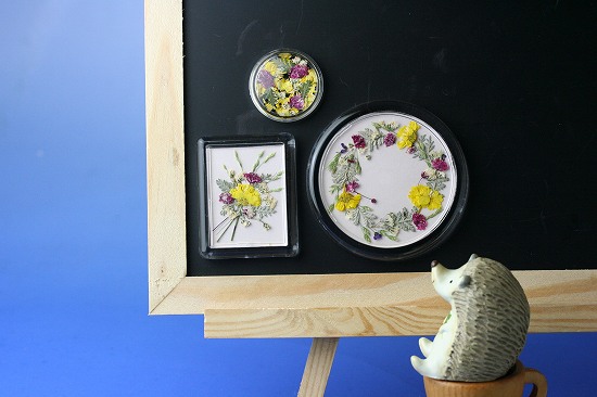 押し花押花おしばなキット作品材料簡単リハビリマグネット